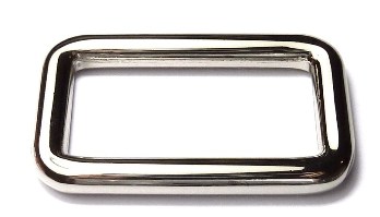Boucle de ceinture en métal couleur argent