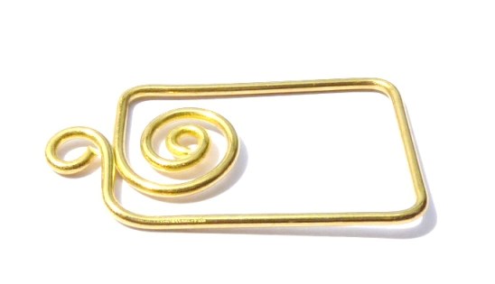 PT92 Perle métal dorée